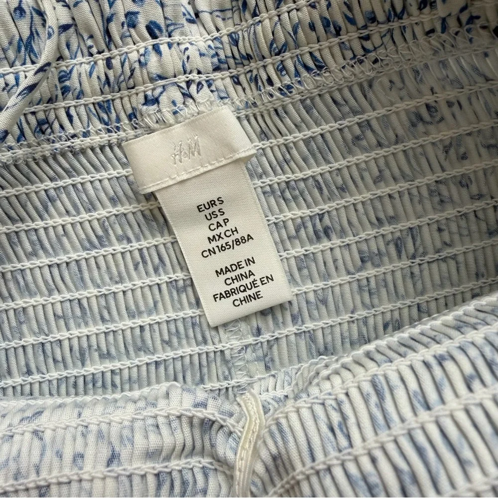 H&M Women's Floral Dress Size S Removable Straps Romantic, Spring, Cottage Core - Picture 8 of 8